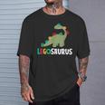 レゴサウルス おもしろ恐竜ザウルス Tシャツ 彼への贈り物