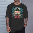 レトロ モンスター ドライブイン ホラー 映画 アート ヴィンテージ Tシャツ 彼への贈り物
