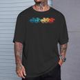 レトロな競馬ジョッキーダービーファンレーストラックギャンブル Tシャツ 彼への贈り物