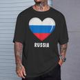 ロシア国旗シャツ Tシャツ 彼への贈り物