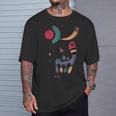ワシリー・カンディンスキーによるステンシル構成1944 Tシャツ 彼への贈り物