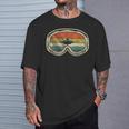 ヴィンテージ F-35 戦闘機 ミリタリー ヘルメット ゴーグル Tシャツ 彼への贈り物
