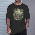 ヴィンテージ ジャッキーとシャドウ 白頭ワシファミリー 自然愛好家 Tシャツ 彼への贈り物
