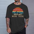 ヴィンテージ マチュピチュ製品 ペルーのお土産プリント Tシャツ 彼への贈り物