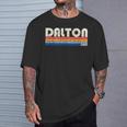 ヴィンテージ レトロ 70年代80年代スタイル オハイオ州ダルトンの故郷 Tシャツ 彼への贈り物