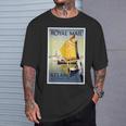 ヴィンテージ ヴェニス ヨット 運河 Tシャツ 彼への贈り物