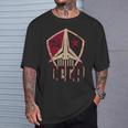 ヴィンテージソビエトロシアソ連スペースレトロアンティーク調cccp 長袖tシャツ Tシャツ 彼への贈り物