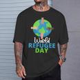 世界難民の日 難民プライド Tシャツ 彼への贈り物