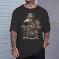 中世のペストマスクコスチューム おかしな医師用 Tシャツ 彼への贈り物