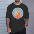 仏 マインドフルネス 仏前 ガウタマ仏教 愛 優しさ 長袖tシャツ Tシャツ 彼への贈り物