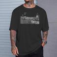 名高いヴィンテージ日本アート Tシャツ 彼への贈り物