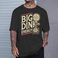 大きなピックルボール ディンク エネルギー ピックルボール パドル スポーツ愛好家 Tシャツ 彼への贈り物