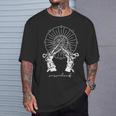 天体シザーハンズ 天文学者 スターゲイザー 占星術師 Tシャツ 彼への贈り物
