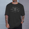 天体物理学ギフト 時間曲線物理学 ワームホール Tシャツ 彼への贈り物