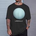天王星tシャツ 天文学や宇宙愛好家へのギフトに最適 Tシャツ 彼への贈り物