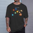 太陽系 太陽と惑星 宇宙 天文学 キッズギフト Tシャツ 彼への贈り物