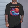 宇宙のかわいいaxolotl 占拠 火星 銀河f カワイイ Tシャツ 彼への贈り物