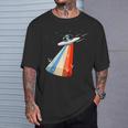宇宙人誘引ufo 地球外飛行スペース エイリアン Tシャツ 彼への贈り物