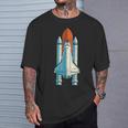宇宙飛行士 スペースクラフト 宇宙旅行 スペースシャトル Tシャツ 彼への贈り物
