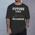 将来のfx億万長者トレーダー Tシャツ 彼への贈り物