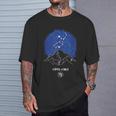 山と星座 乙女座 Tシャツ 彼への贈り物