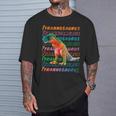 恐竜 Tyrannosaurus ティラノサウルス Tシャツ 彼への贈り物