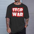 戦争なし 反戦 平和のハト Tシャツ 彼への贈り物