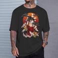 戦士芸者w鬼マスク Tシャツ 彼への贈り物