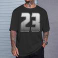 数字 23 二十三 Tシャツ 彼への贈り物