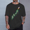 月へムーニング暗号株取引強気トレーダー Btc Tシャツ 彼への贈り物