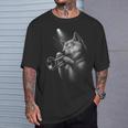 柴犬 トランペット ジャズ 音楽 犬好き Tシャツ 彼への贈り物