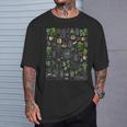 植物愛好家 グラフィック ボタニカル 花 ボタニスト 観葉植物 Tシャツ 彼への贈り物