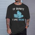 水晶鉱石コレクター 地質学者 Tシャツ 彼への贈り物
