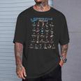 水泳スキル アルファベット 面白い 水泳 スイマー 水泳 先生 Tシャツ 彼への贈り物