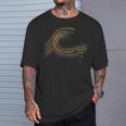 波 の モジュラー・シンセサイザー ミュージシャン Tシャツ 彼への贈り物