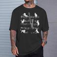 猫好きのトロンボーン奏者のためのトロンボーン猫。 Tシャツ 彼への贈り物
