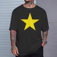 社会正義と自由の黄色い星 Tシャツ 彼への贈り物