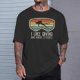 私はダイビングが好きで、多分3人で遭難したスキューバダイバーダイビング Tシャツ 彼への贈り物