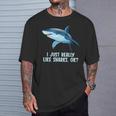 私は本当にサメが好きです Tシャツ 彼への贈り物
