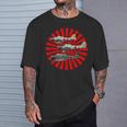 第二次世界大戦 戦闘機 A6m2 ゼロ D3a1 ヴァル B5n2 ケイトギフト Tシャツ 彼への贈り物