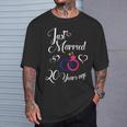 結婚記念日 20周年 Tシャツ 彼への贈り物