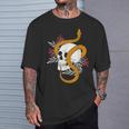 蛇 レディース メンズ 蛇柄 アナコンダ爬虫類 Tシャツ 彼への贈り物
