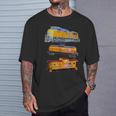 貨物列車 エンジン タンカー 車掌 Tシャツ 彼への贈り物