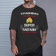 超サイヤ人になるためのトレーニング 楽しいフィットネス Tシャツ 彼への贈り物