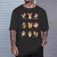 面白いtシャツ 犬 キャバリア 筋トレ ジム イヌ グッズ かわいい おもしろtシャツ 面白い 服 ネタ Tシャツ 彼への贈り物