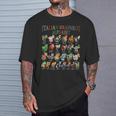 面白いイタリアンブレインロットキャラクターアルファベットミームブレインロット。 Tシャツ 彼への贈り物