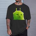 面白いエイリアン 猫 ミーム Glerp Glorp Zep Zep Tシャツ 彼への贈り物