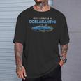 面白いシーラカンスス 魚愛好家 古典学者 長袖tシャツ Tシャツ 彼への贈り物