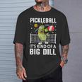 面白いピックルボールtシャツ It's Kind Of A Big Dill パドルボール Tシャツ 彼への贈り物