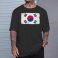 韓国軍 裏面 韓国国旗 Tシャツ 彼への贈り物
